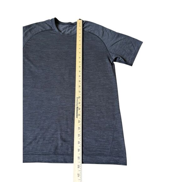 Lululemon Men’s Metal Vent Tech Athletic T-shirt Tee size M Graphite Dark Gray - Picture 5 of 8